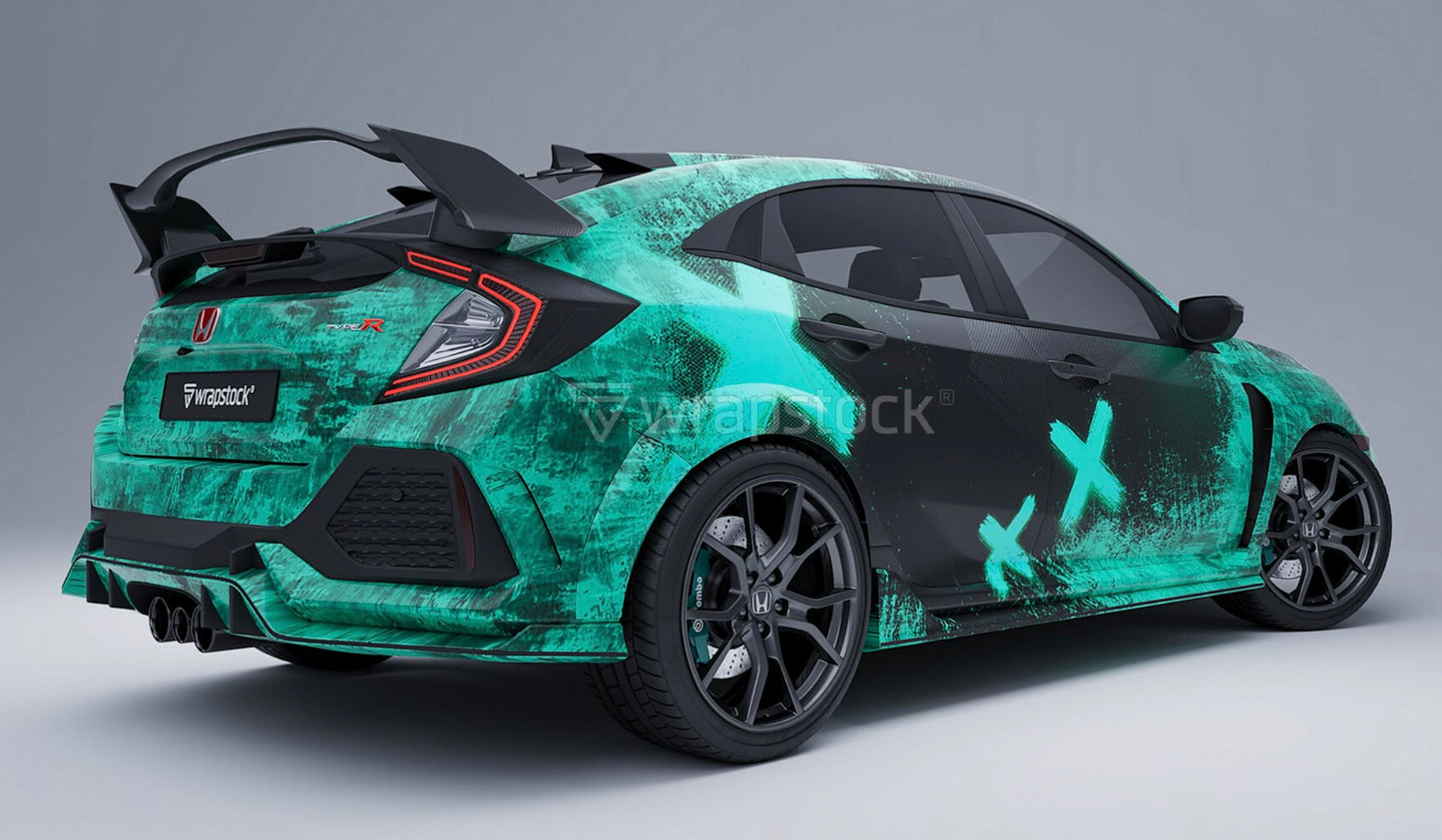 Neon Brush Komplett Livery – Universal Racing Design | Avery Supreme Wrapping Film