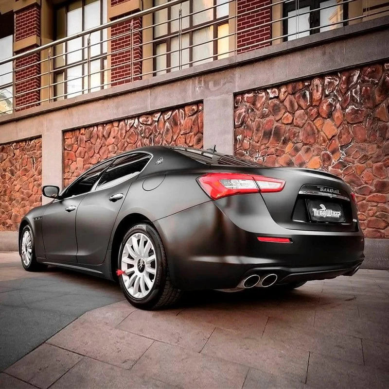 Matte Svart Vinyl Wrap – Premium Helfoliering | Stilren & Eksklusiv Matt Finish