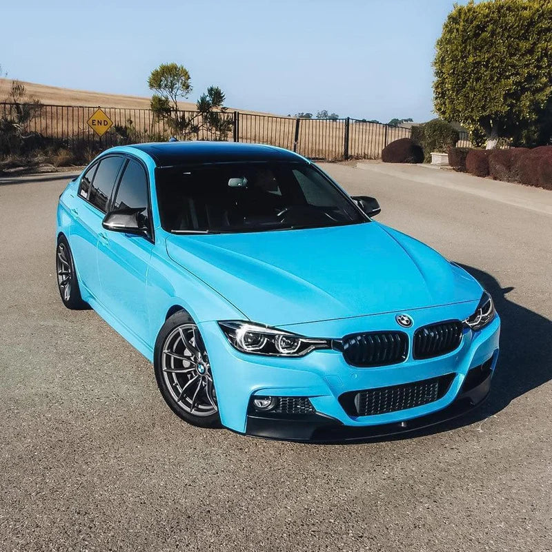 Caribbean Blå Vinyl Wrap – Premium Helfoliering | Strålende Turkisblå Finish